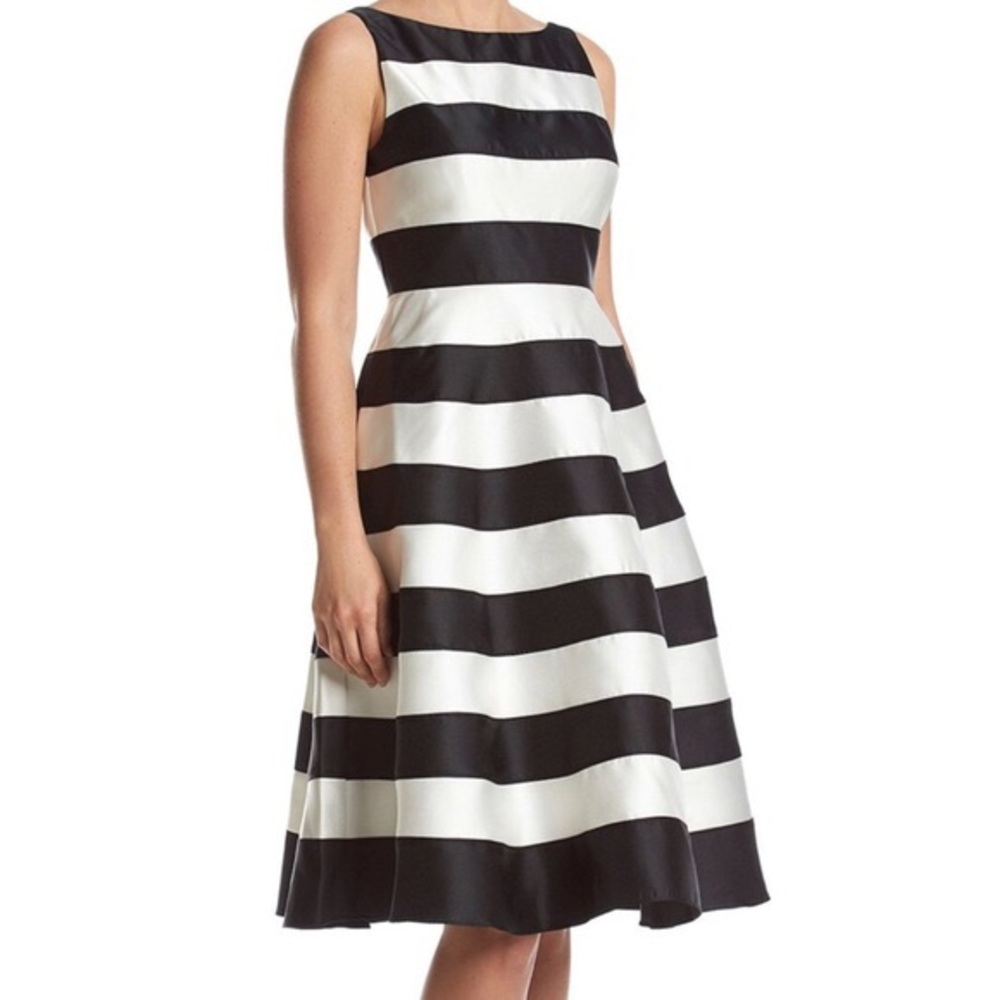 FORMAL black and white striped dress (worn once!)